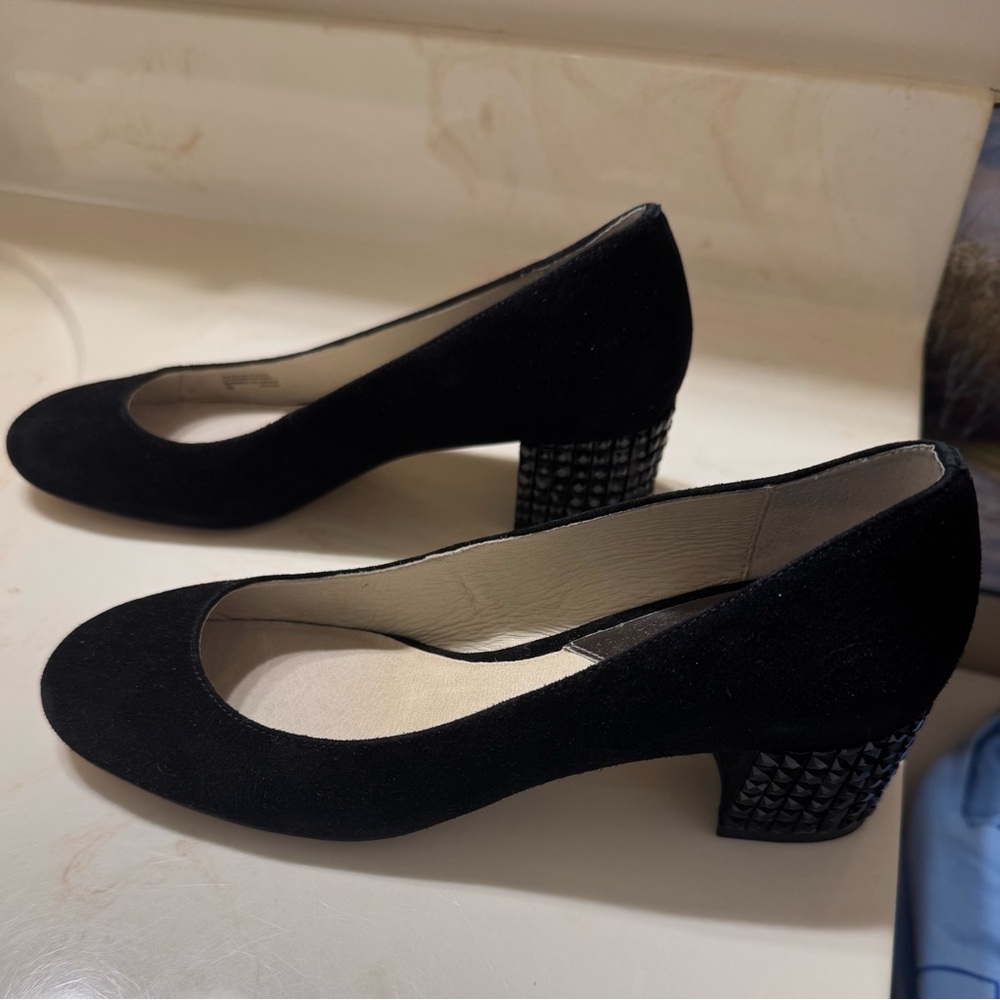 Michael Kors Black Dress Pumps with Jeweled heel in size 7M